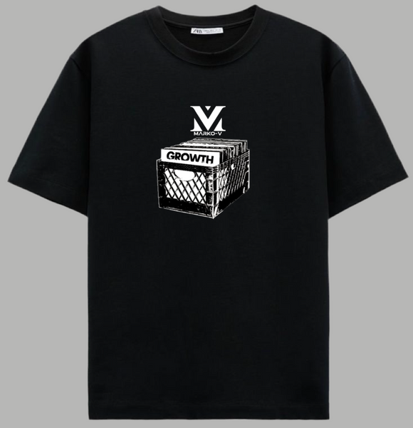 GROWTH album (black vinyl) t-shirt